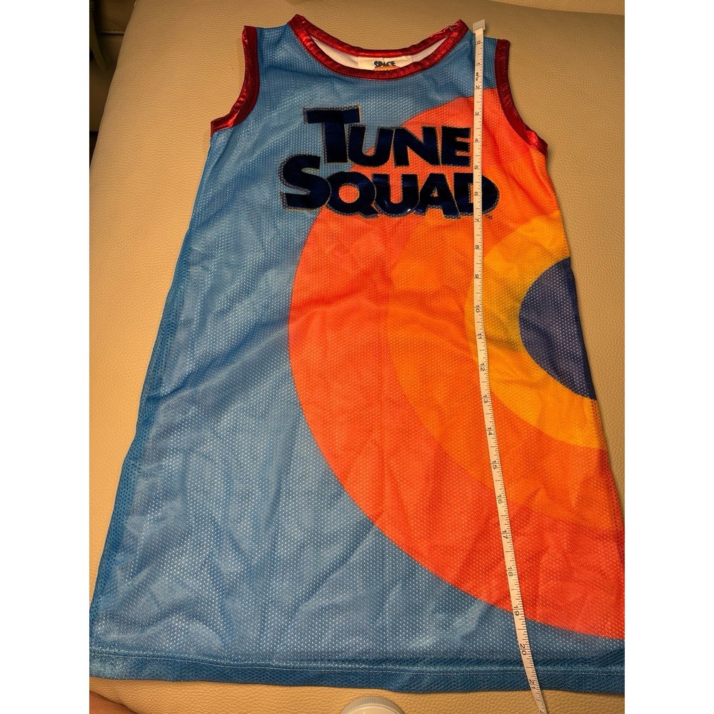 Kids size small (6/7) Space Jam Tune Squad Basketball Jersey dress. EUC.
